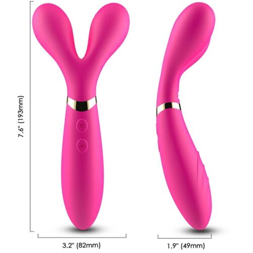 Y-Wand Massager van ARMONY met dubbel hoofd en 18 modi