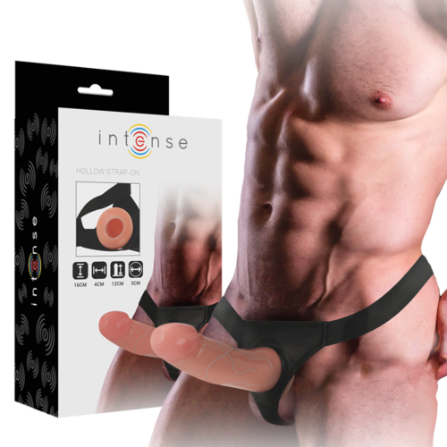 Harnas met Dildo INTENSE - 16 x 3 cm