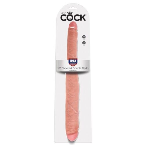 Dildo Doble King Cock 40.6 cm met Realistisch Tactiel