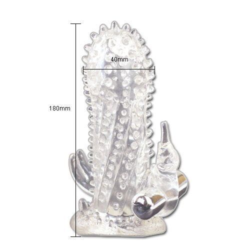 Funda voor Penis BAILE Brave Man met Stimulator