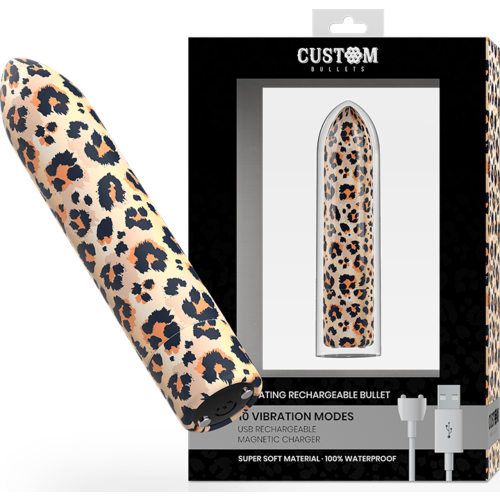 Vibrerende Bullet Custom Bullets Leopard met 10 Functies