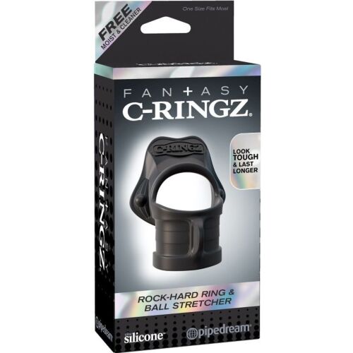 Cockring Fantasy Rock Hard met anti-retractief ontwerp