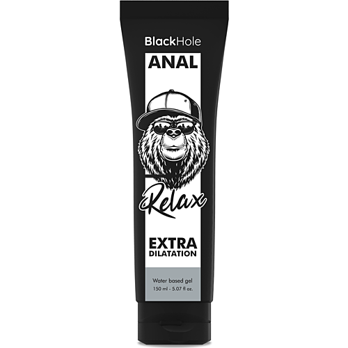 Anal Lubricant BLACK HOLE 150 ml met ontspannende werking
