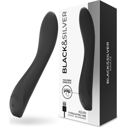 Vibrator BLACK&SILVER Kean met touch control