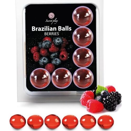 Bolas Brazilian Balls SECRETPLAY con aroma a frutas del bosque