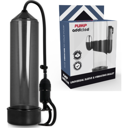 Bomba Erectie Pump Addicted RX5 met Vibrator