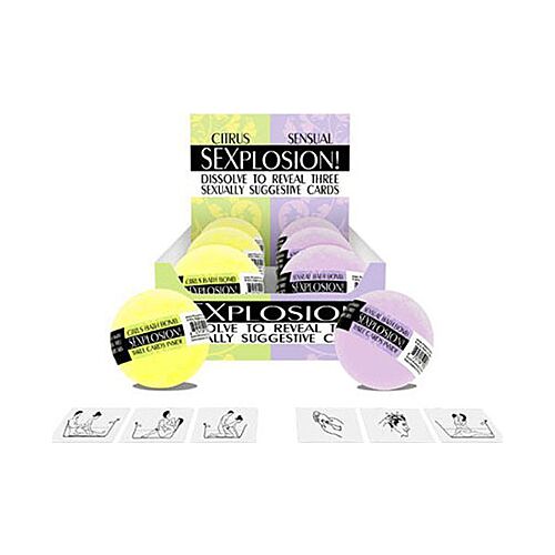 SEXPLOSION badbommen van Kheper Games met kaartjes