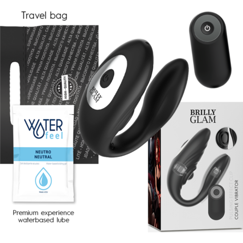 Vibrador Brilly Glam Couple Pulsing & Vibrating