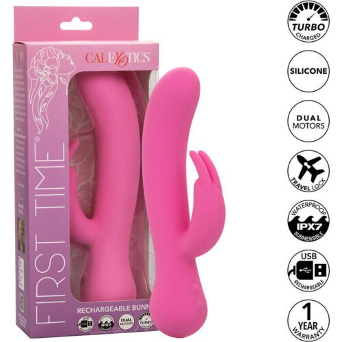 Vibrator Rabbit CALEXOTICS First Time met dubbele stimulatie