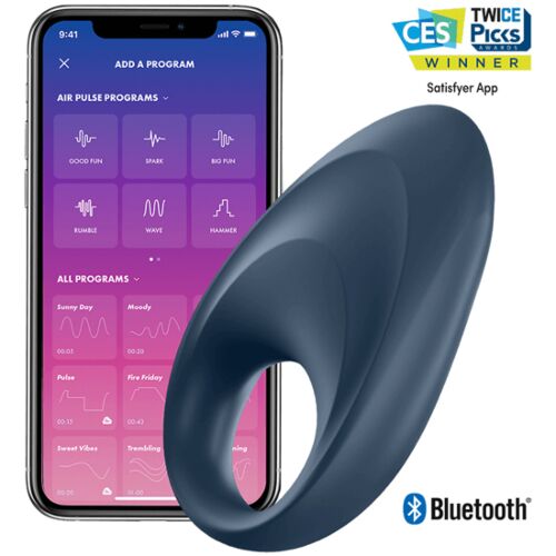 Ring Vibrator SATISFYER MIGHTY ONE met App