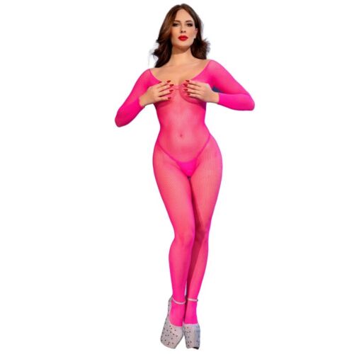 Bodystocking Chilirose CR 4894 met Neon Kleur