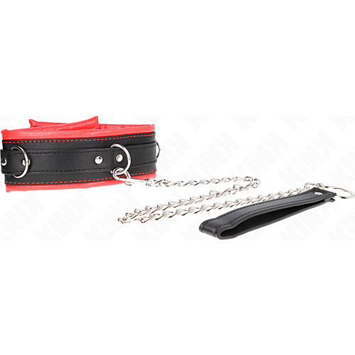 KINK Halsband met Leash Model 3 - 65 cm verstelbaar
