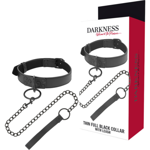 Collar DARKNESS met sterke ketting en comfortabele pasvorm
