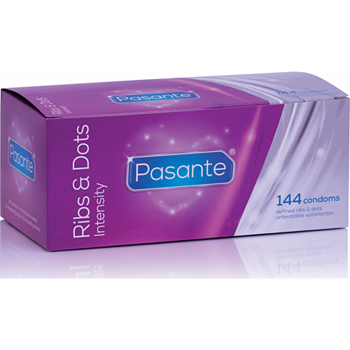Condooms Pasante Ribs & Dots Intensity - Textuur voor extra sensatie