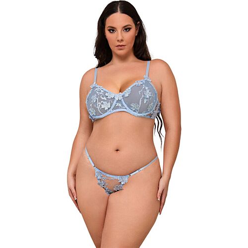 Lingerie SUBBLIME 957636 Bloemen Borduurset L/XL