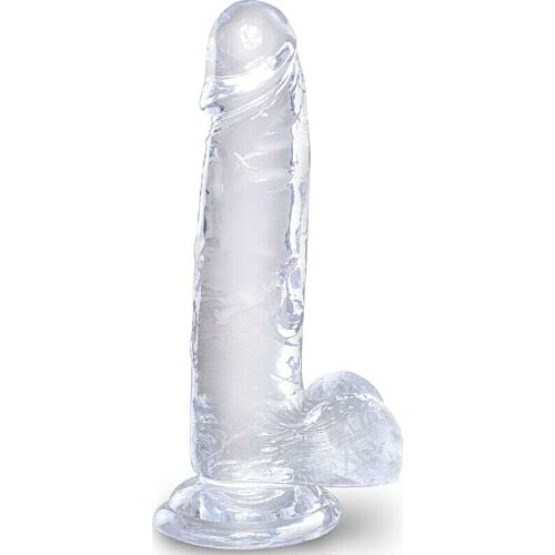 Dildo KING COCK Clear realistisch model