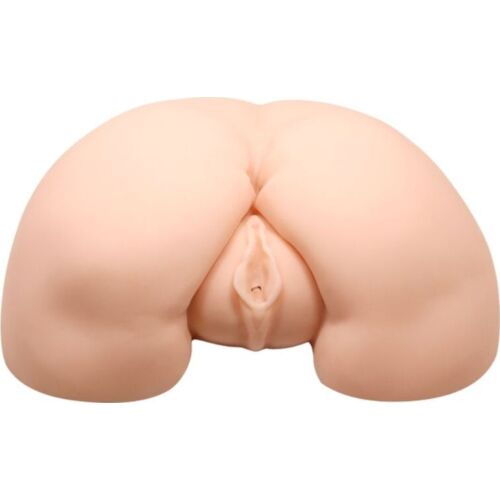 Masturbator Crazy Bull met vibratiefunctie en dubbele openingen