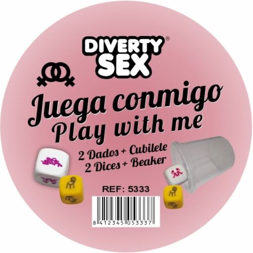 Dobbelstenen Spel DIABLO PICANTE met Postures en Locaties