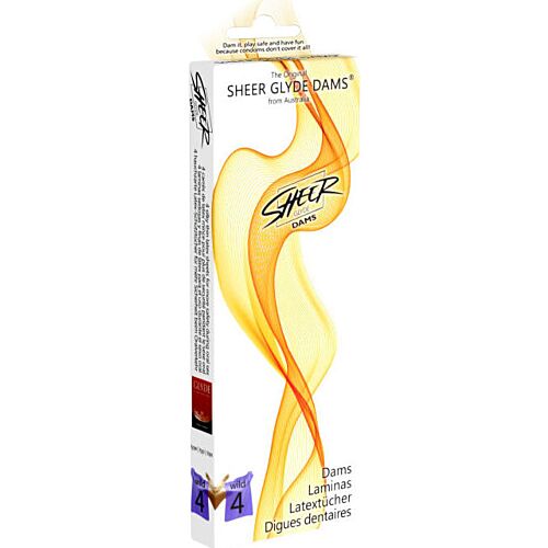 Damen Dams SHEER GLYDE met bramenaroma voor orale seks