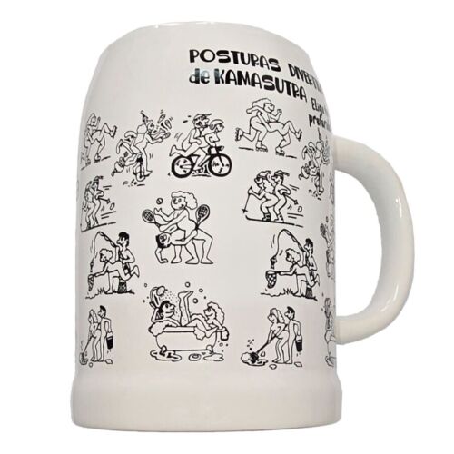 Koffiemok Diablo Picante met erotische illustraties