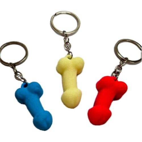 Sleutelhanger Diablo Picante in fosforescerende kleur