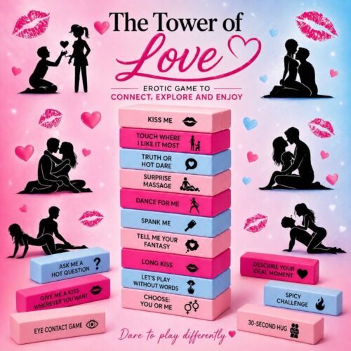 Spellen voor Stellen DIVERTY SEX Love Tower Game
