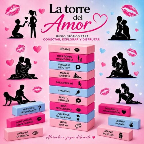 Spel van Koppels Diverty Sex Love Tower Game