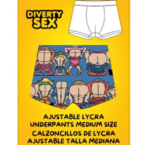 Boxers Diablo Picante Small Size Buttoocks met Gedurfde Print