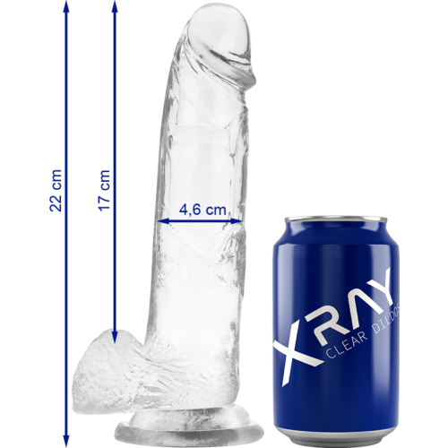 Dildo X RAY 22 CM - Realistische Jelly ervaring