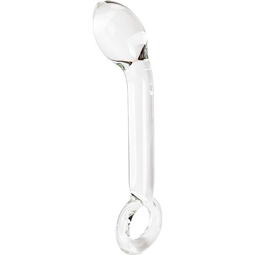 Dildo S Pleasures Crystal Libra met gebogen punt