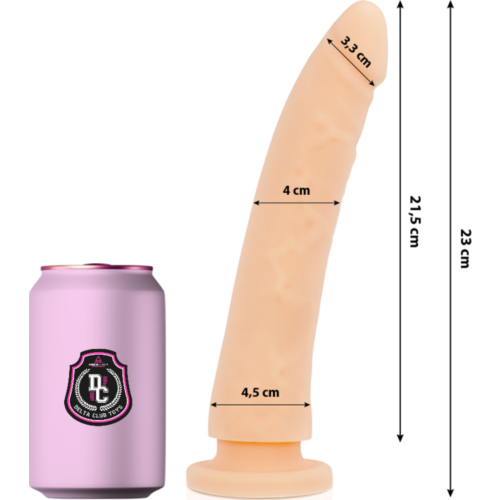 Dildo DELTACLUB 23 cm met medische silicones