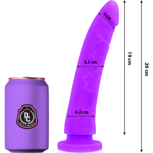 Dildo DELTACLUB 20 cm - Medische silicona