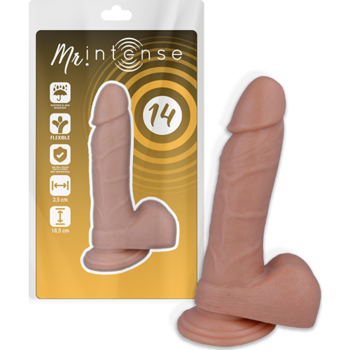 Dildo MR INTENSE 14 - Realistisch en zacht aanvoelend