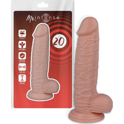 Dildo MR. INTENSE 20 CM - Realistisch en Hipoallergeen