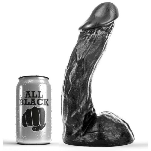 Dildo ALL BLACK Dong 23 cm