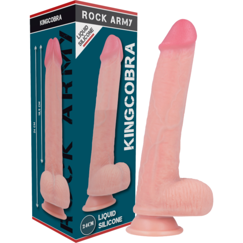 Dildo Rock Army Kingcobra 24 cm - Realistisch en sterk