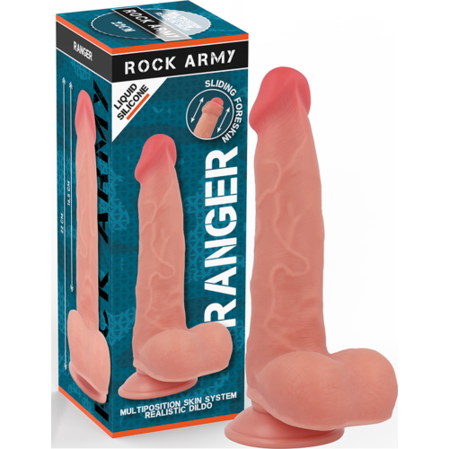 Dildo Rock Army Ranger 22 cm met ventouse