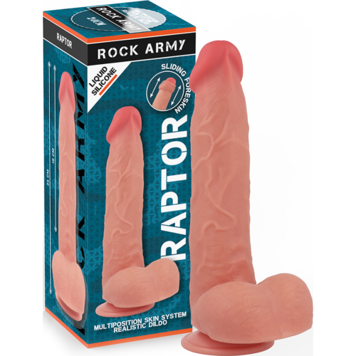 Dildo Rock Army Raptor 24 cm met zuignap