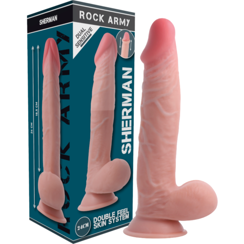 Dildo Rock Army Sherman 24 cm - Duurzaam en realistisch