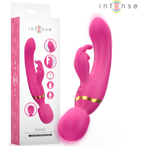 Dubbele Vibrator INTENSE WINONA Rabbit en Wand