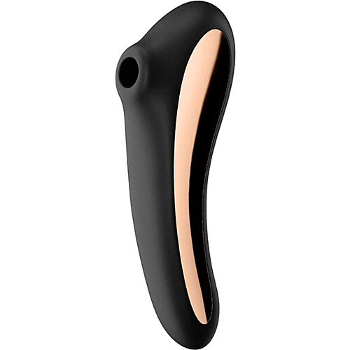 Clitoris Stimulator Dual Kiss Satisfyer - Zwart