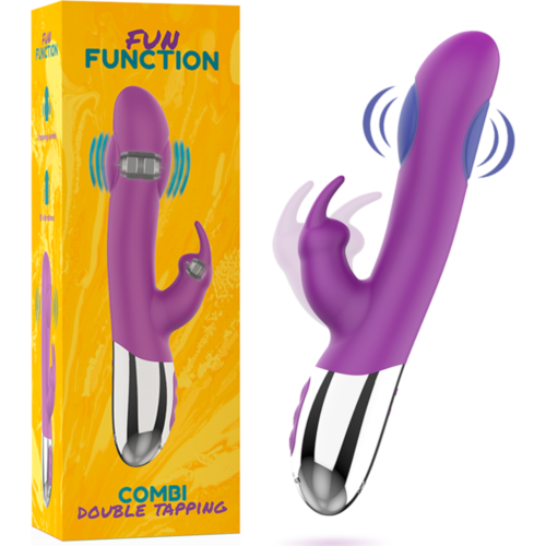 Vibrador Rabbit FUN FUNCTION COMBI DOUBLE TAPPING met dubbele stimulatie