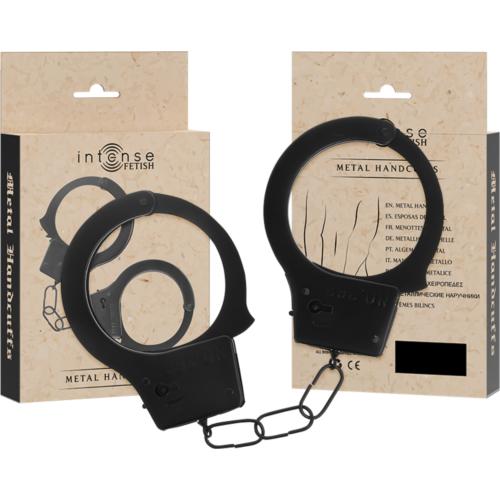Bondage Set INTENSE FETISH Metaalhandboeien voor Volwassenen