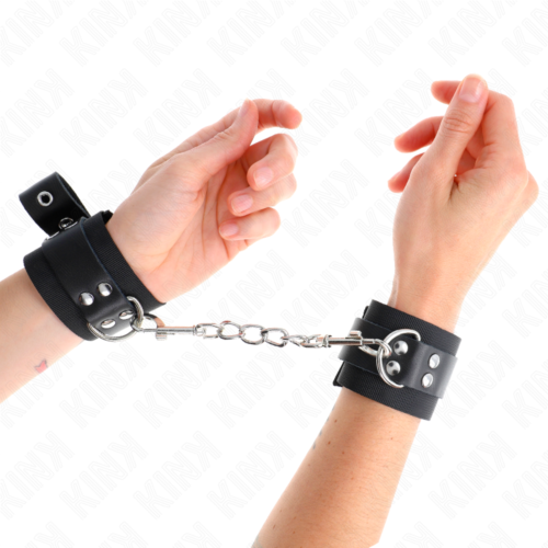 Handboeien KINK Wrist Restraint Nylon met Leer