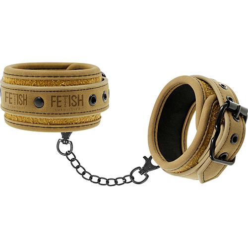 Handboeien FETISH SUBMISSIVE ORIGIN - Vegan leren en neopreen