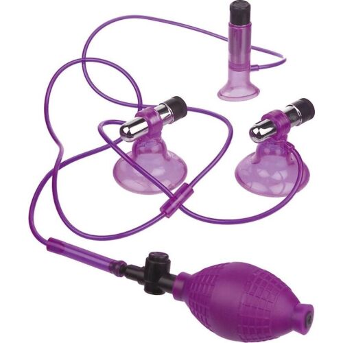 Triple Succionador Vibrador FETISH FANTASY SERIES voor dubbele stimulatie