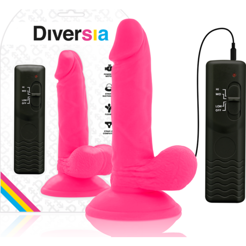 Realistisch Dildo Diversia 17 cm met Vibratie