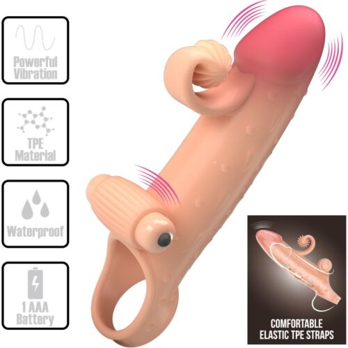 Sleeve voor penis ROMANCE MC64 met vibratie