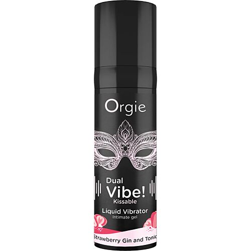 Stimulerende gel Orgie Dual Vibe Strawberry Gin & Tonic