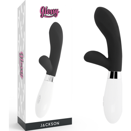 Vibrator GLOSSY Jackson Rabbit met 10 functies